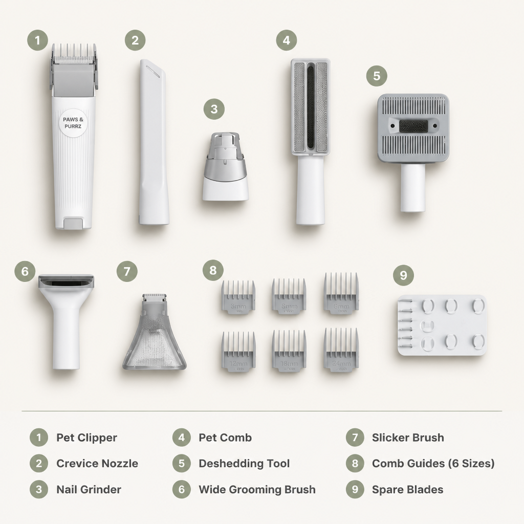 Advanced Pro 7-in-1 Pet Grooming Kit